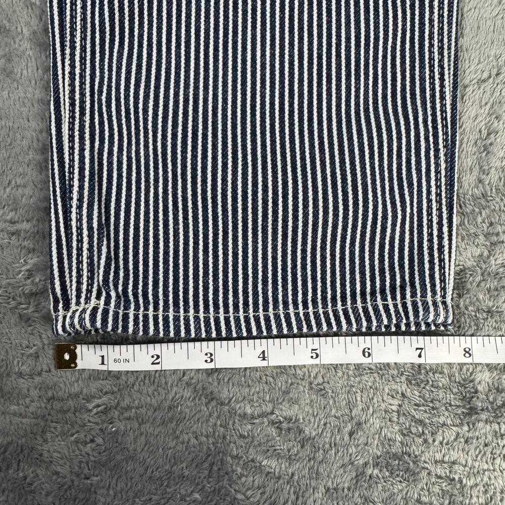 Gap Hickory Striped Straight Leg Carpenter Pants Size 32x30 Railroad - Picture 12 of 15